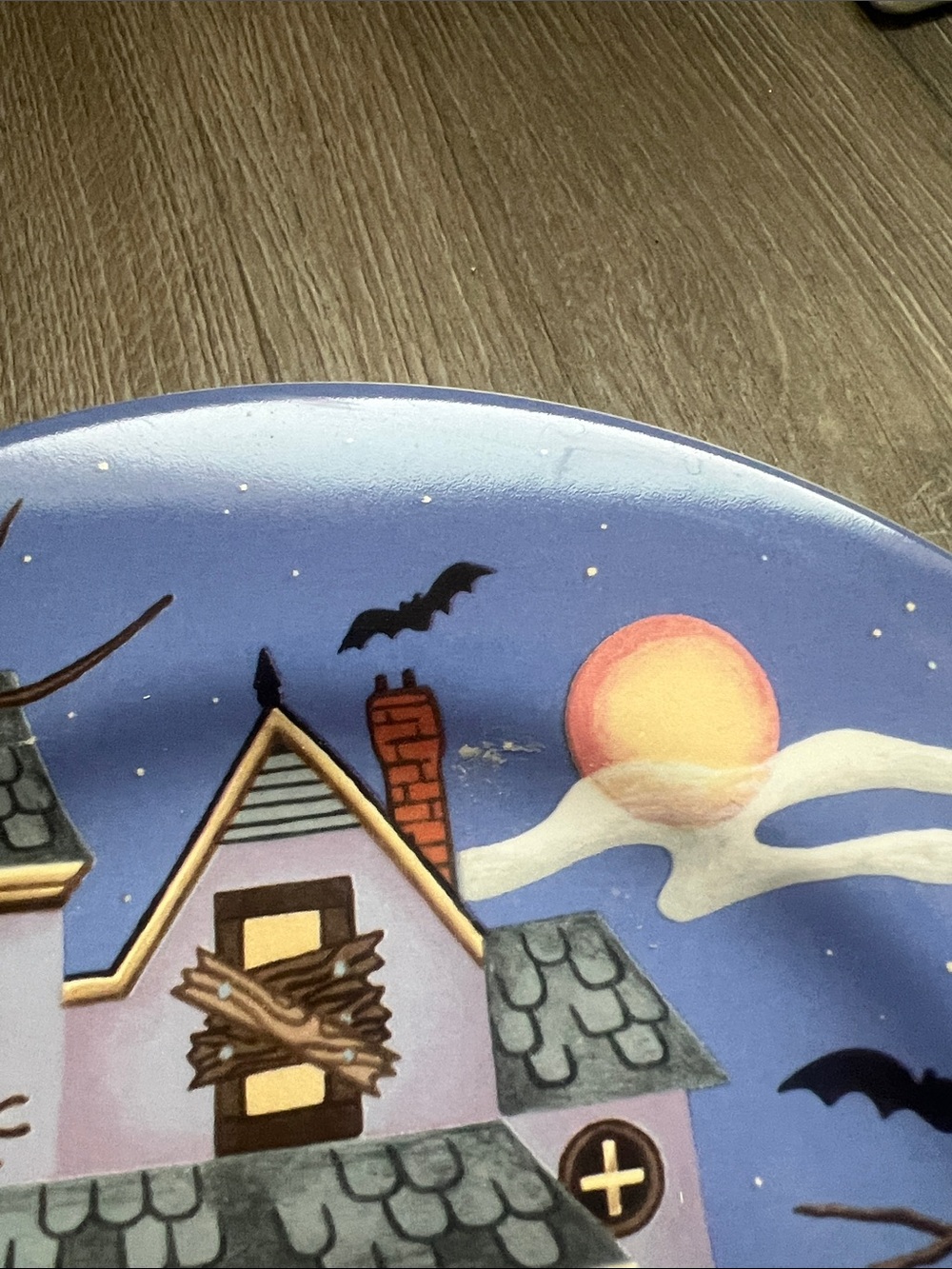 Vintage Gibson Hallow’s Eve Halloween Plates designed by Claire Murray - Picture 11 of 12